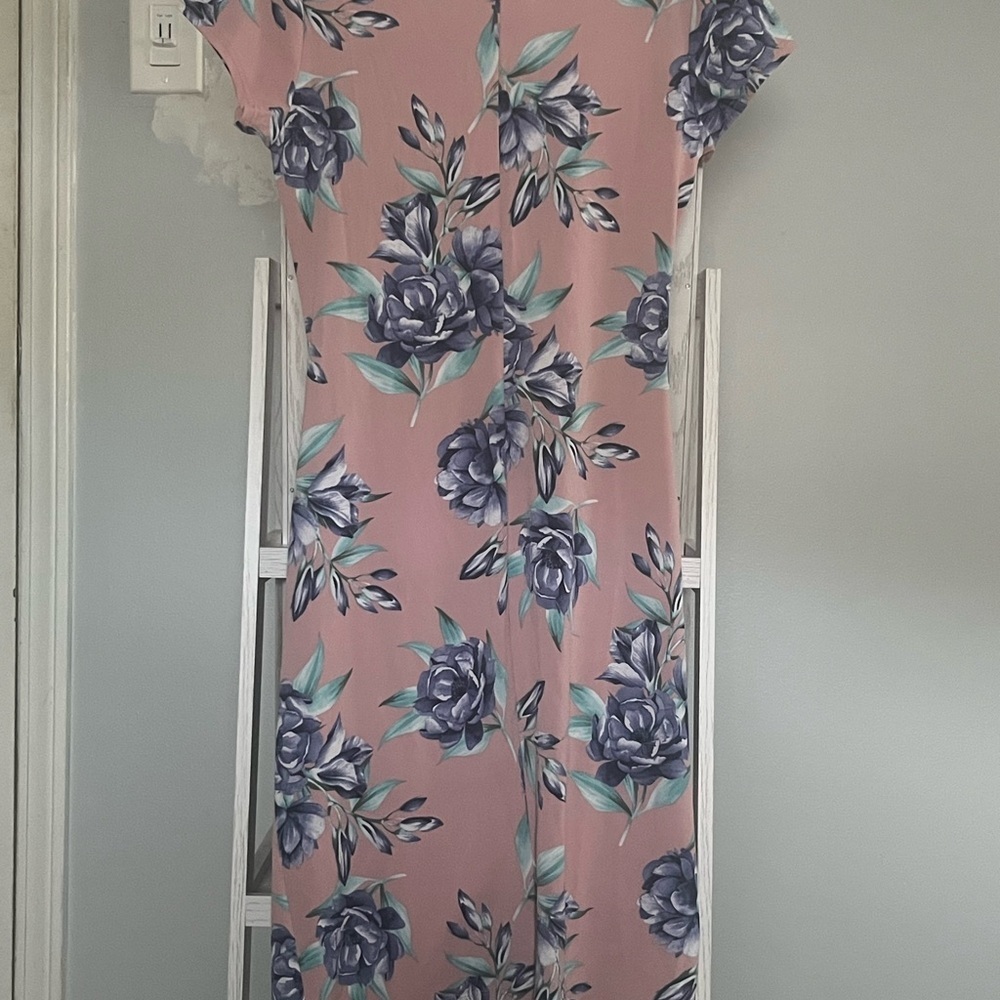Floral Pink Dress By Purple Rain - Picture 7 of 7